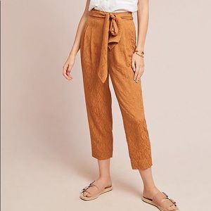 Anthropologie Aubade tie waist pants NWT